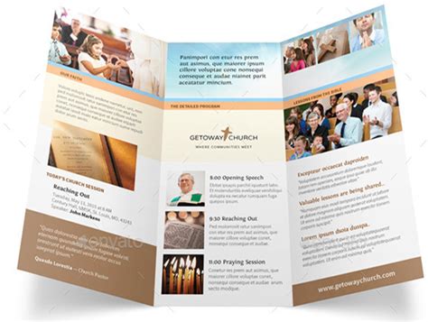 10 Popular Church Brochure Templates & Design – Free PSD, JPEG, EPS ...