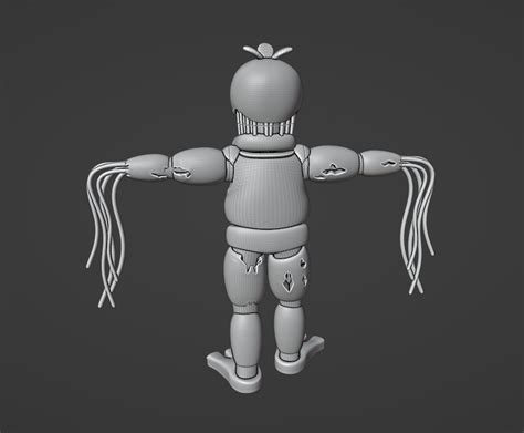 STL file Withered chica・3D printing template to download・Cults