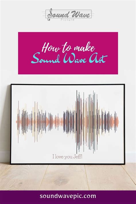 How to make sound wave art in 2024 | Soundwave art, Wave art, Sound ...