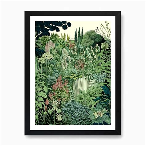 Monet S Garden 1, Usa Vintage Botanical Art Print by Gardens of the ...