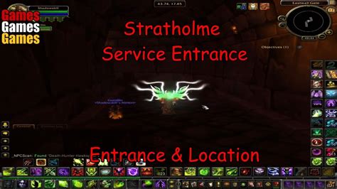 Stratholme Service Entrance, Entrance & Location World of Warcraft Original Dungeons - YouTube