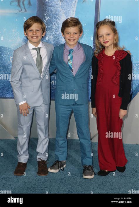 Hollywood, Ca. 12th Dec, 2018. Cameron Crovetti, Nicholas Crovetti, Ivy George, at Premiere Of ...