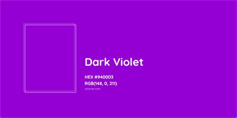 HEX #9400D3 color name, color code and palettes - colorxs.com