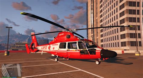 Eurocopter AS365 LSFD Fire Department Helicopter - GTA5-Mods.com