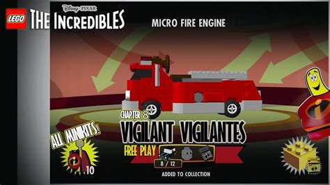 Lego The Incredibles: Vigilant Vigilantes FREE PLAY (All 10 Minikits ...