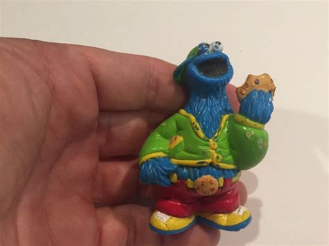 Vintage Sesame Street Cookie Monster Figure PVC Cookie Monster | Etsy