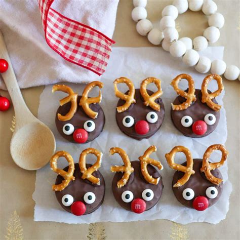 Chocolate Reindeer Cookies - Walking On Sunshine Recipes