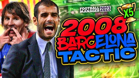 Pep Guardiola's PERFECT 2008 Barcelona FM23 Tactics! | FM Scout