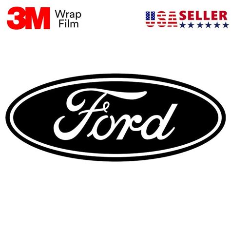 Ford Decal Script Oval Logo 3M Vinyl Decal Sticker Wrap Car - Etsy