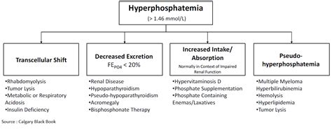 Hyperphosphatemia and Hypophosphatemia: Clinical Features and Management - Manual of Medicine