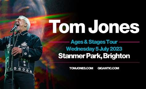 Tom Jones Tickets - Stanmer Park, Brighton - 05/07/2023 16:00