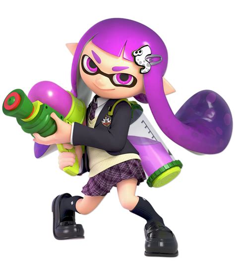 Inkling (Render) - Smash Bros Ultimate by Rubychu96 on DeviantArt