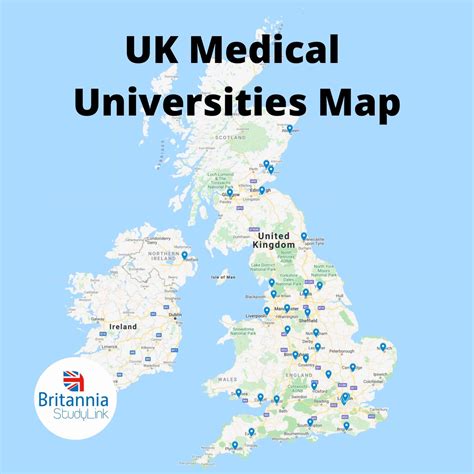 UK Medical Universities Map - 2022 Rankings and League Table