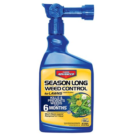 Bayer Advanced 24 oz. Ready-to-Spray Season Long Weed Control for Lawn-704040B - The Home Depot