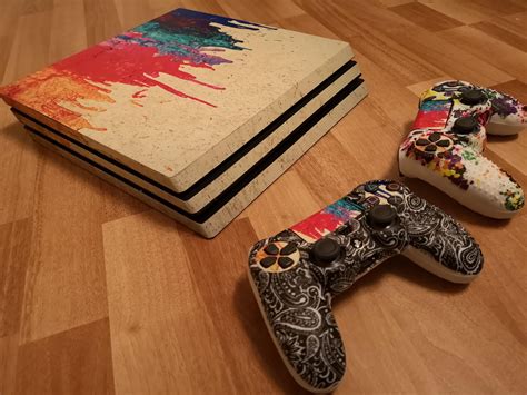 Finally my Ps4 pro Skins arrived 🥰 : r/playstation