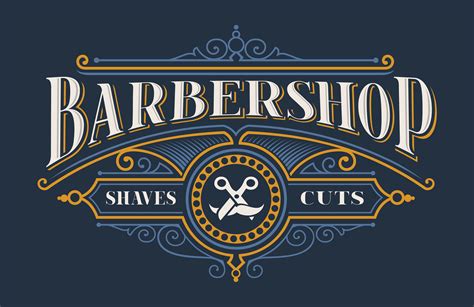 Descargar Letras vintage para la barbería. Vector. ¡Encuentre más de un millón de vectores ...