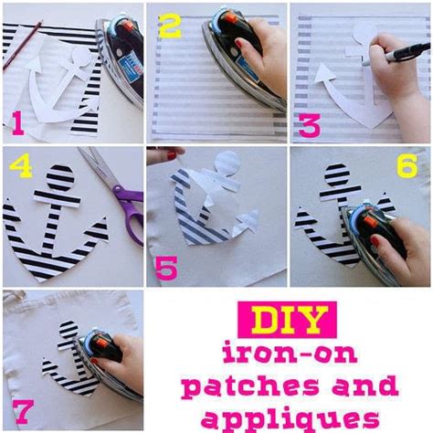 Diy Iron On Patches And Appliques · How To Make A Patches · Sewing on ...