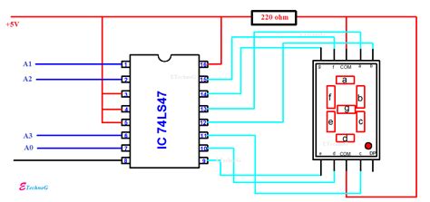 7447 Circuit Diagram