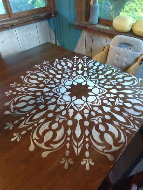 The Star Mandala Stencil for Painting Floor Stencil Wall & Furniture ...