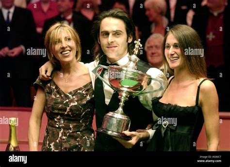 Ronnie O Sullivan winner of the 2004 Embassy World Snoker Championship ...