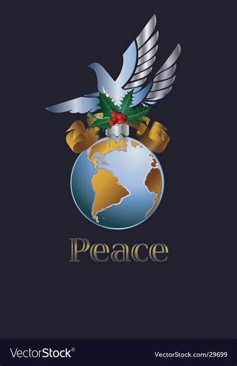 Peace on earth Royalty Free Vector Image - VectorStock