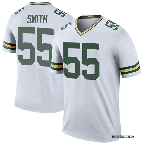 Youth Green Bay Packers Za'Darius Smith White Legend Color Rush Jersey By Nike