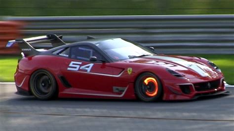 2012 Ferrari 599XX Evoluzione PURE SOUND & Glowing Brakes - YouTube