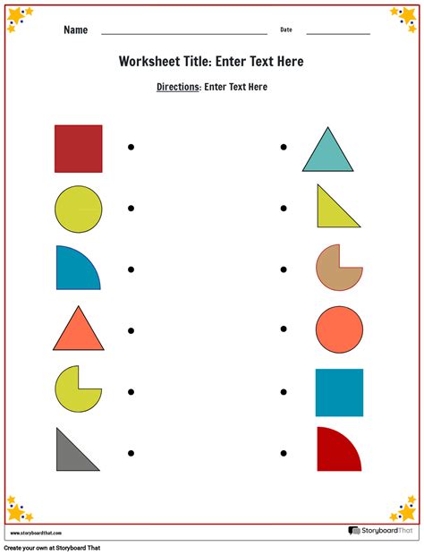 Free Matching Shapes Worksheets: Activities and Printables - Worksheets Library