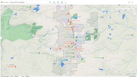 Waterloo, Iowa Map