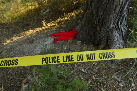 Police Crime Scene Tape Woods Stock Photos - Free & Royalty-Free Stock ...