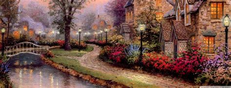 Thomas Kinkade Autumn Desktop Wallpapers - Top Free Thomas Kinkade ...