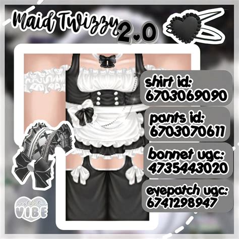 Detailed Maid Roblox Cosplay outfits with matching hats | Hizmetçi, Çizim odası