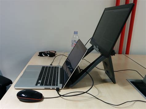 Portable and Ergonomic Dual Display Setup