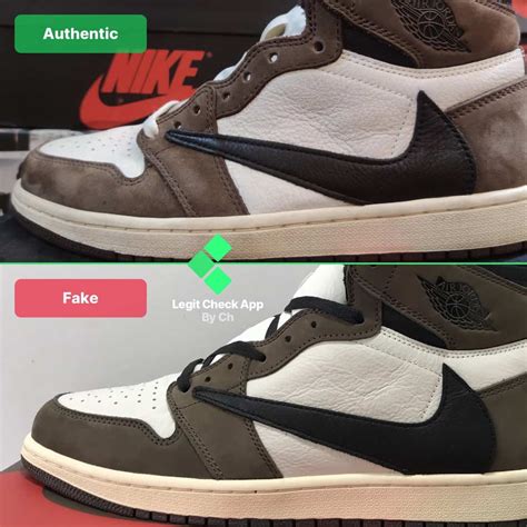 How To Spot Fake Travis Scott Air Jordan 1 High - Legit Check By Ch