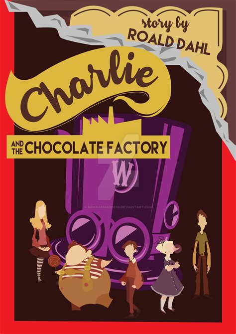 Charlie and the Chocolate Factory Book Cover by maknaemadness on DeviantArt