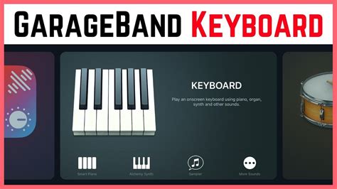 Complete Guide to KEYBOARDS in GarageBand iOS (iPad/iPhone) - YouTube