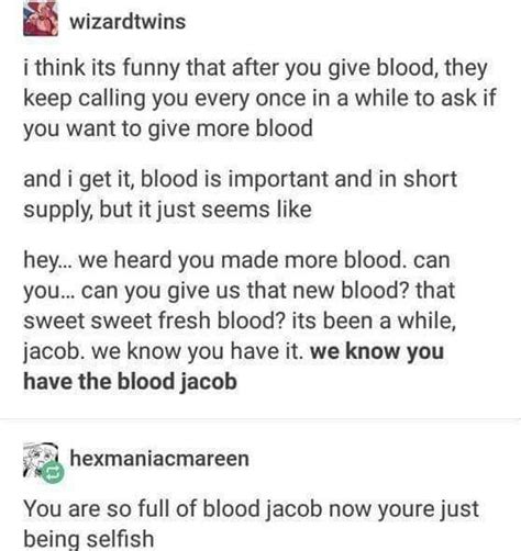 Sweet Sweet Blood : r/tumblr