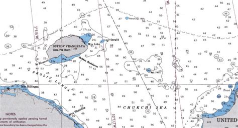 Maps of Wrangel Island, Russia