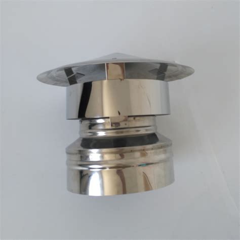 Diameter 100mm Stainless Steel Shield Chimney Flue Rain Caps For ...