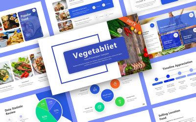 Track Food Modern PowerPoint Template - TemplateMonster