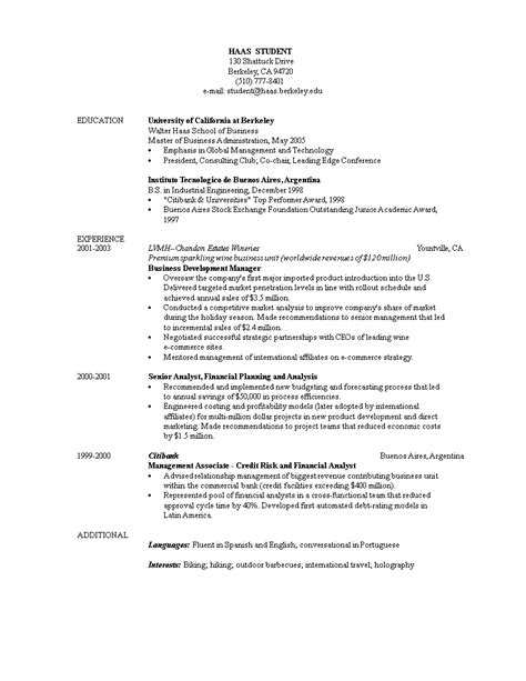 Business Student Resume Sample | Templates at allbusinesstemplates.com