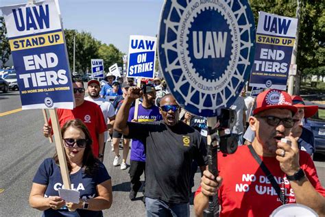 UAW Expands Strike Against GM and Ford, Sparing Stellantis After Last ...