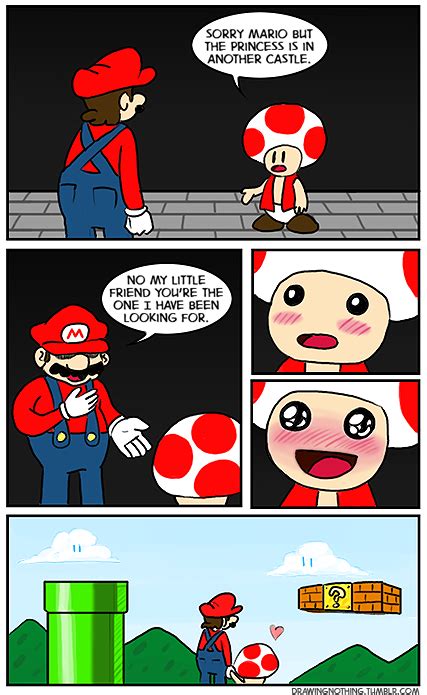 Toad is Mario's OTP | Mario funny, Mario memes, Mario comics