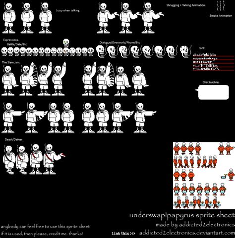 Underswap Sprites Undertale | Images and Photos finder