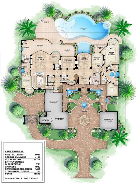 Beautiful Luxury Mansion Floor Plans (+6) Suggestion - House Plans Gallery Ideas