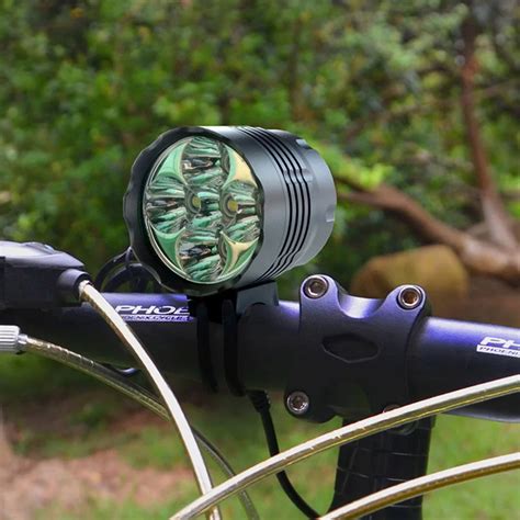 8000LM Aluminum Alloy Bike Front Light Ultra Bright T6 LED Mountain Road Bicycle HeadLight ...