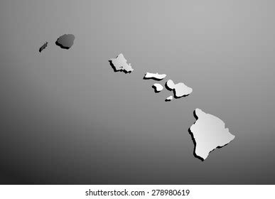 Hawaii Map Stock Vector (Royalty Free) 272590946 | Shutterstock