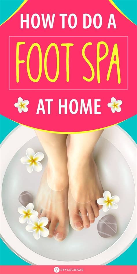 How To Do A Foot Spa At Home | Foot spa, Foot spa diy, Natural skin care diy