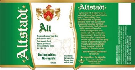 Altstadt Brewery adds Altbier to year-round lineup of authentic German ...