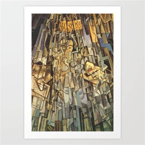 Salvador Dalì - Cubist self-portrait Art Print by CRK Prints | Society6